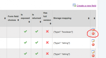 Fig 7 - The delete icon