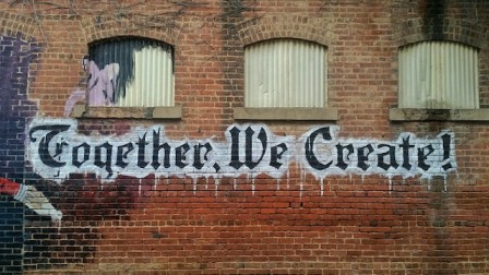 Tag saying Together We Create